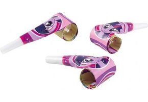 My Little Pony party thema roltongen/toeters 8x stuks - Feestartikelen/versiering