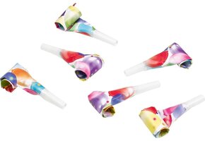 Amscan Roltongen Balloons Junior 30 Cm Papier Wit 8 Stuks