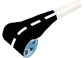 Amscan Feestfluitjes Roltong Junior 30 Cm Papier Zwart/wit 8 Stuks