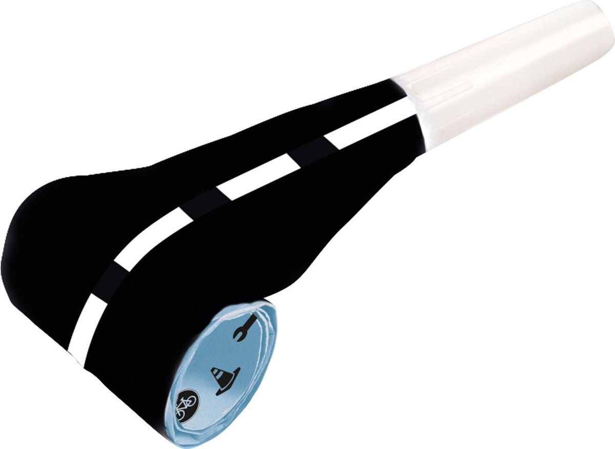 Amscan Feestfluitjes Roltong Junior 30 Cm Papier Zwart/wit 8 Stuks