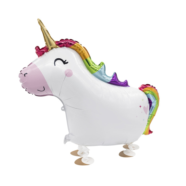 Folieballon Airwalker Unicorn 81x62cm