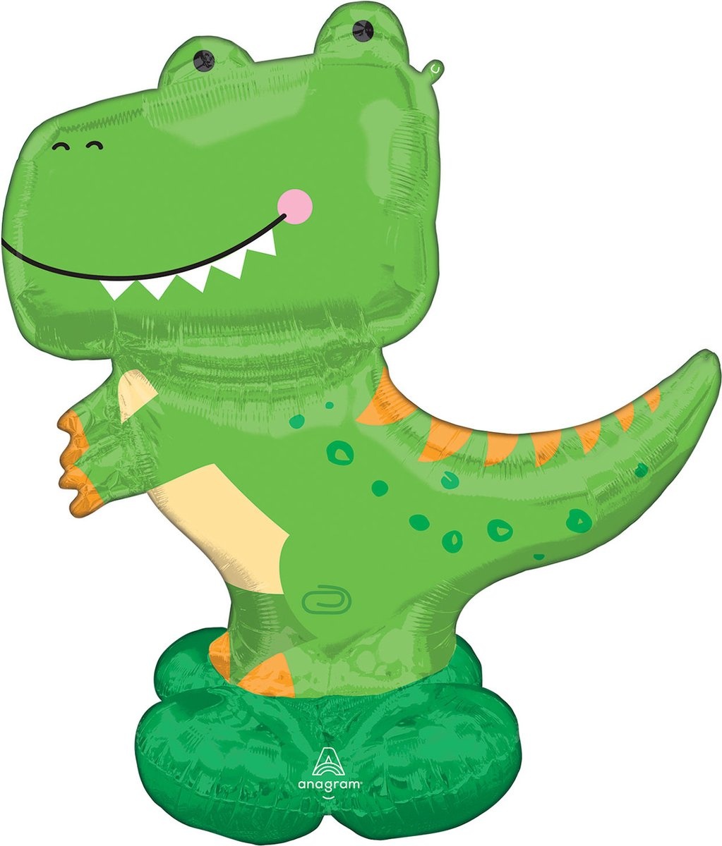 Folieballon Airloonz T-rex 114 X 137 Cm Lichtgroen