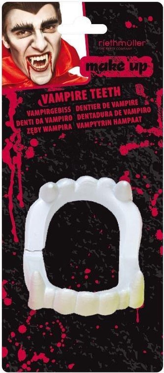 Riethmüller Vampiertanden Wit One-size