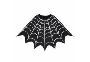 Spinnenweb poncho - Verkleedpak Kind - One size