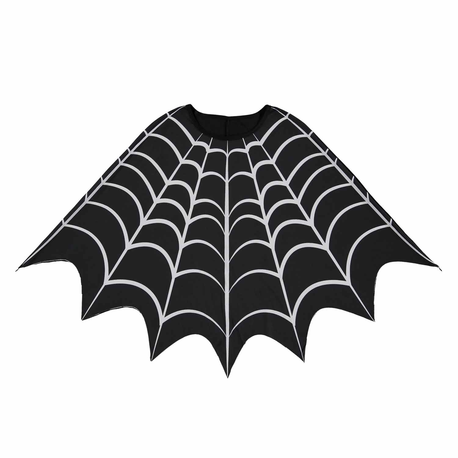 Spinnenweb poncho - Verkleedpak Kind - One size