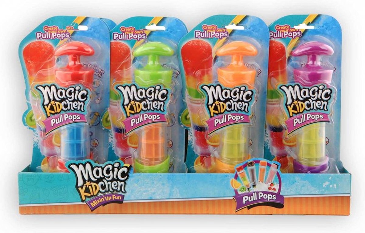 Magic Kidchen Pull Pops ijsjesmaker - 1 stuk assorti uitgeleverd