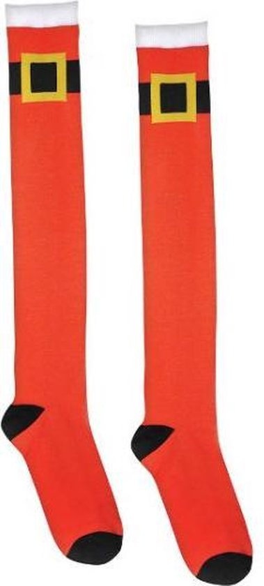 Amscan Sokken Kerst Katoen Rood/zwart One-size