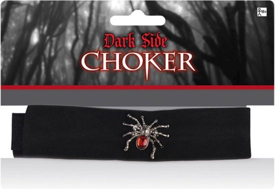 Amscan Choker Gothic Polyester 11,5 Cm Zwart One-size