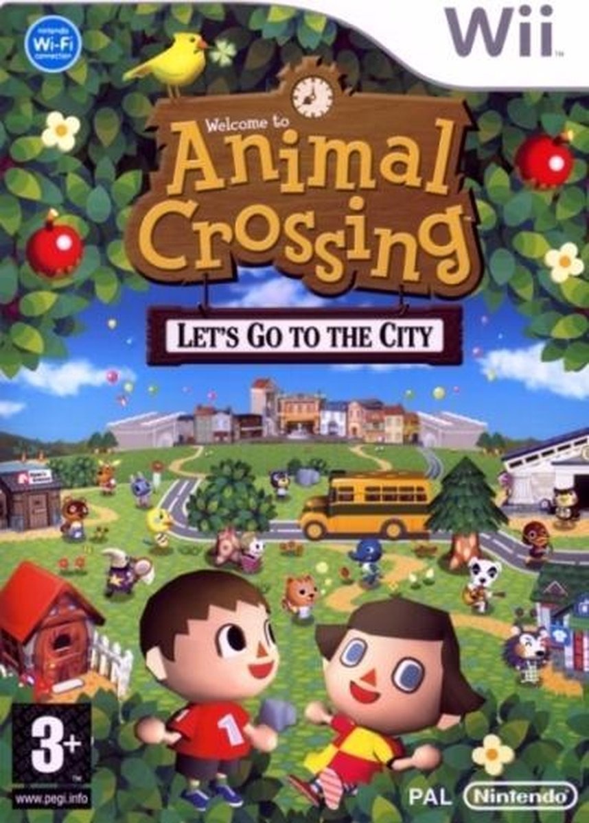 Nintendo Wii Animal Crossing: Let's Go To The City