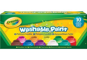 Crayola 10 Fl. met afwasbare verf