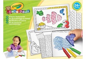 Crayola Crayon Texture kit - Krijt reliëf kleurset