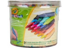 Crayola - Mini Kids - Krijt - 24 Dikke Waskrijtjes Voor Kinderen