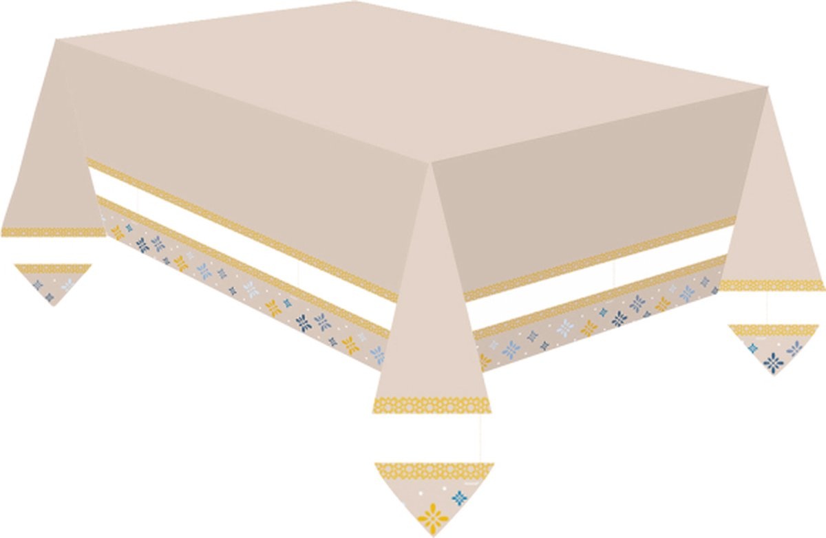 Amscan - Eid Mubarak - tafelkleed (180x120 cm)