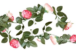 Ginger Ray Rustic Country - Bloemen slinger roze - 2 meter