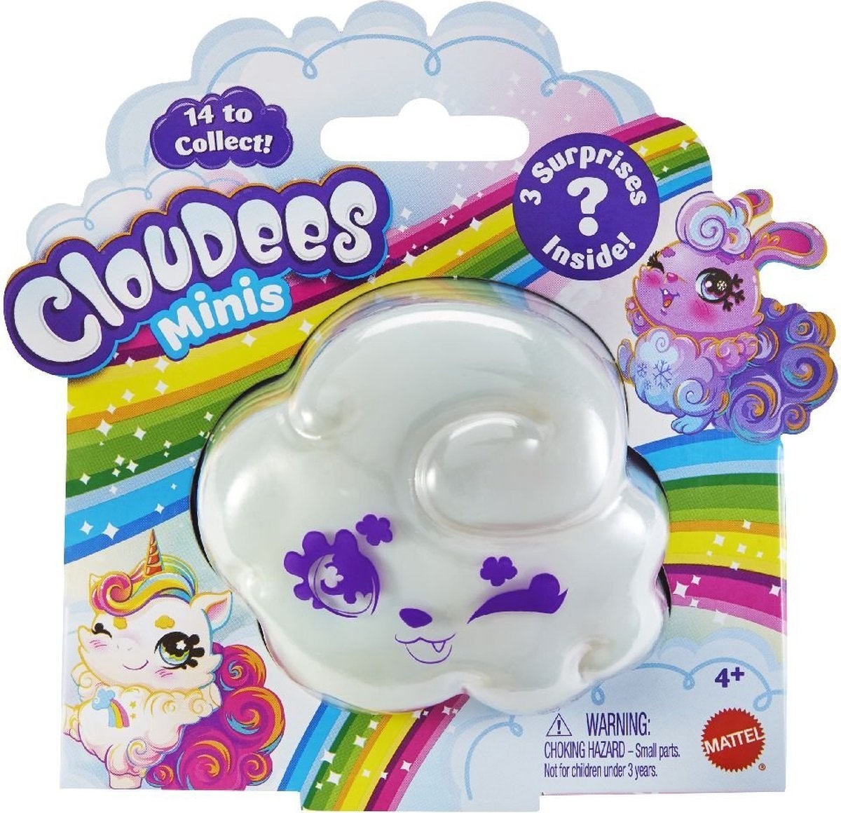 Cloudees Mini Wolken Figuurtje - 1 exemplaar assorti uitgeleverd