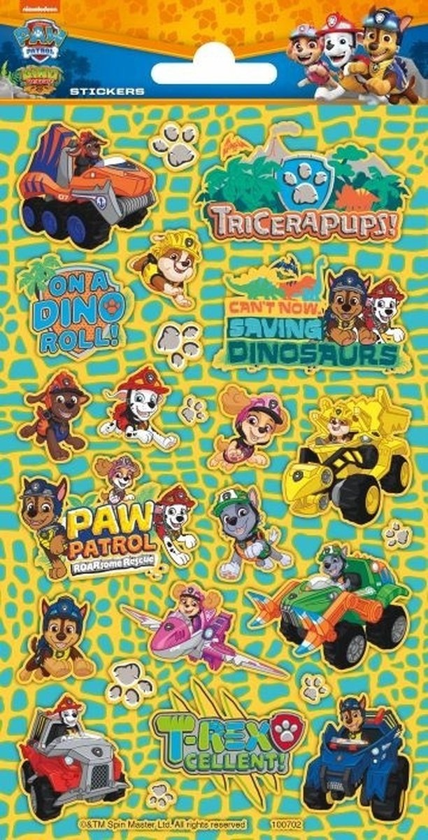 Funny Products Stickers Paw Patrol 20 X 10 Cm Papier 24 Stuks