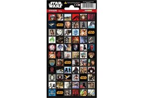 Star Wars mini stickers 66-delig
