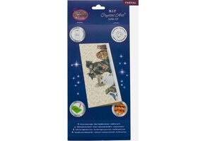 Craft Buddy Diamond Painting Crystal Art Kaart Dierenfamilie 11x22cm