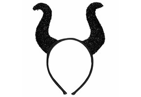 Devilish Demons Horns Black - Volwassene One Size