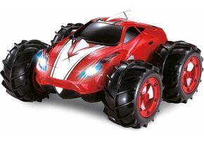 Wonky Cars - Amfibie Stunt Car - RC - RC Auto - Bestuurbare Auto - Radiografische Auto - Rood