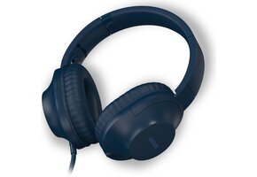 Qware Sound - Koptelefoon Kinderen – Koptelefoon Volwassenen - Koptelefoon Bedraad - Wired - Kabel - Headphone - Blauw