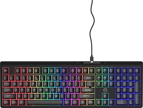 QWARE Gaming-toetsenbord Philadelphia AZERTY Zwart