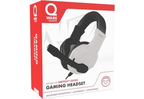 Qware Gaming - Switch Headset - Zwart/Wit - Geschikt voor Nintendo Switch (en OLED/Lite)