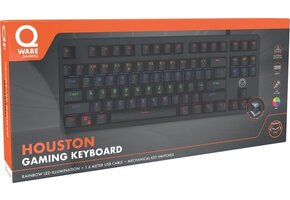 Qware Gaming - Toetsenbord - Houston - Bedraad - USB - RGB - Qwerty