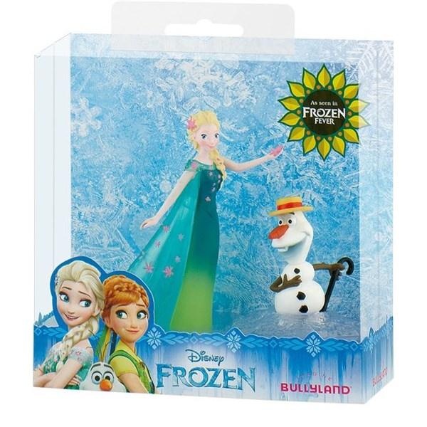 Disney Frozen Fever speelset met Elsa en Olaf speelfiguur
