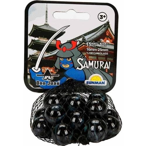 Don Juan knikkerset Samurai 16-delig