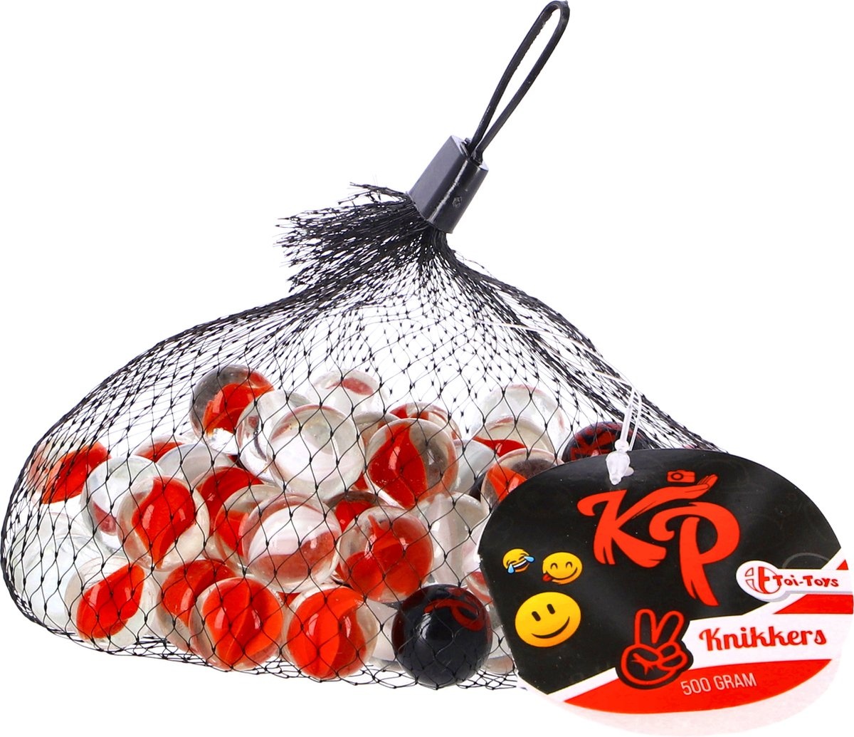 Knol Power knikkers in net 500gram