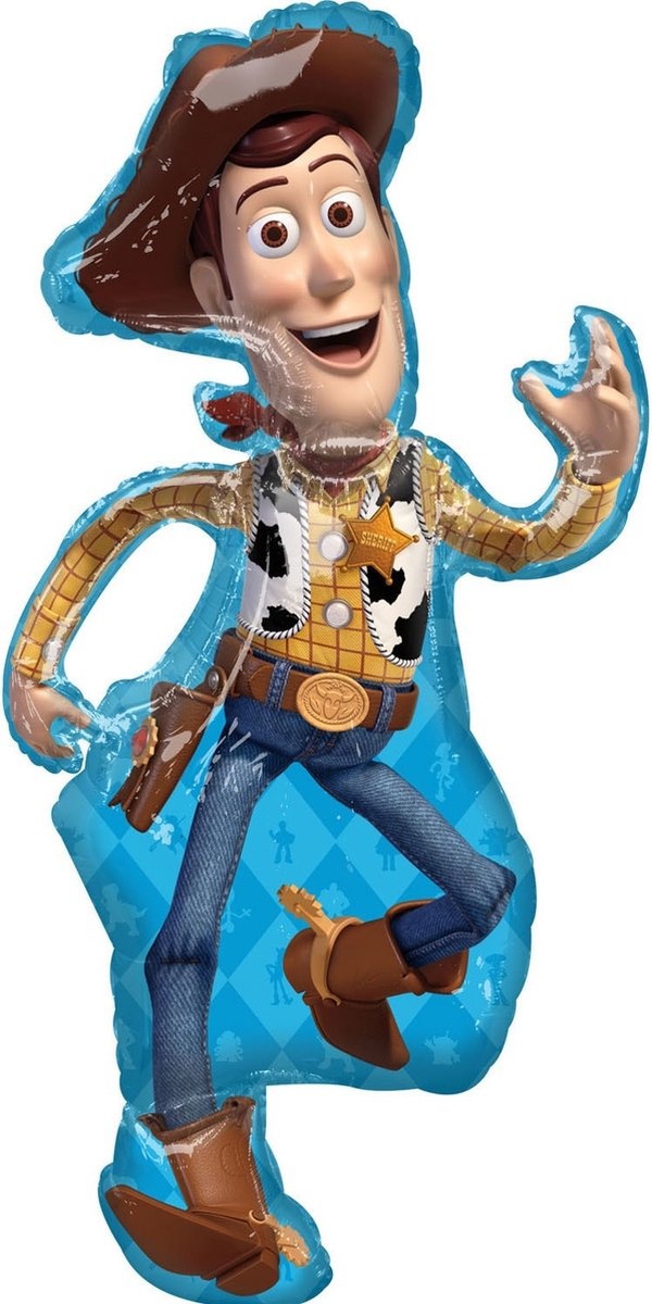 Amscan Folieballon Toy Story Junior 55 X 111 Cm Blauw