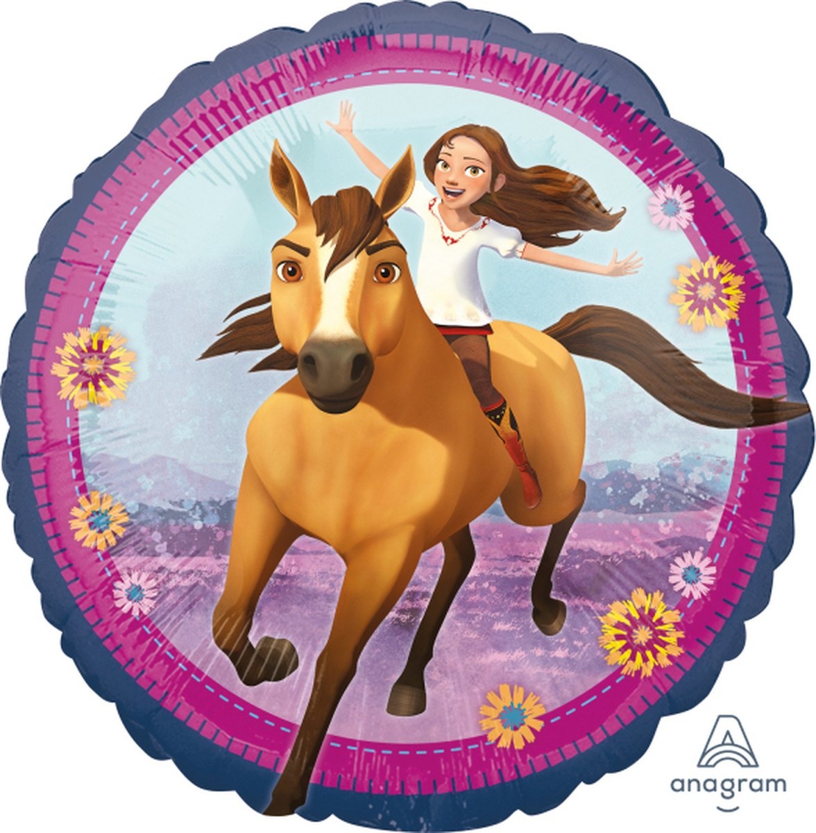 Folieballon Spirit de wilde Mustang 45cm