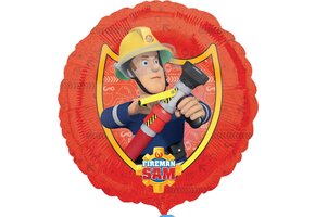 AMSCAN - Aluminium Sam de Brandweerman ballon 43cm