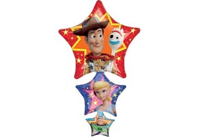 Amscan Folieballon Toy Story Ster 63 X 106 Cm Rood/blauw/paars