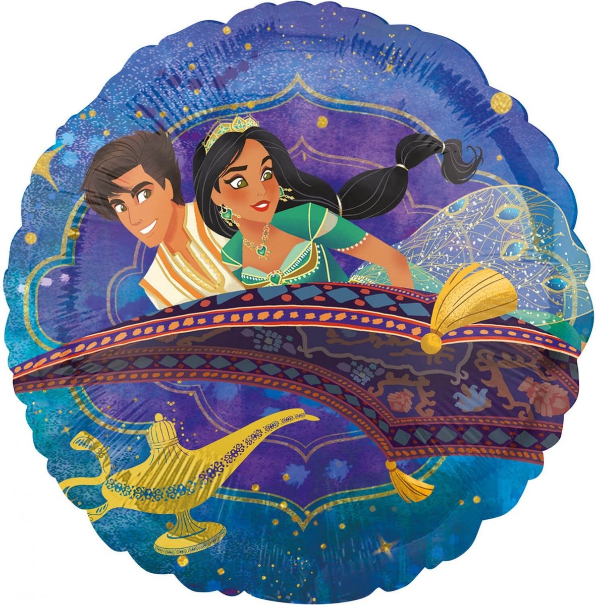 AMSCAN - Dubbelzijdige Aladdin folieballon 43 cm