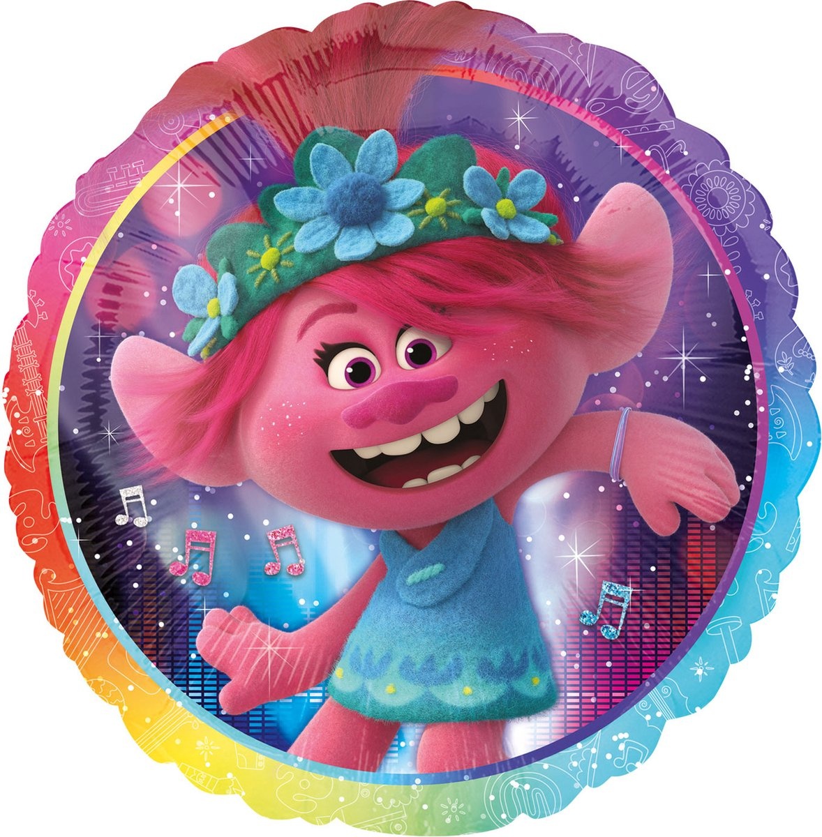Amscan Trolls Helium Ballon 43cm leeg