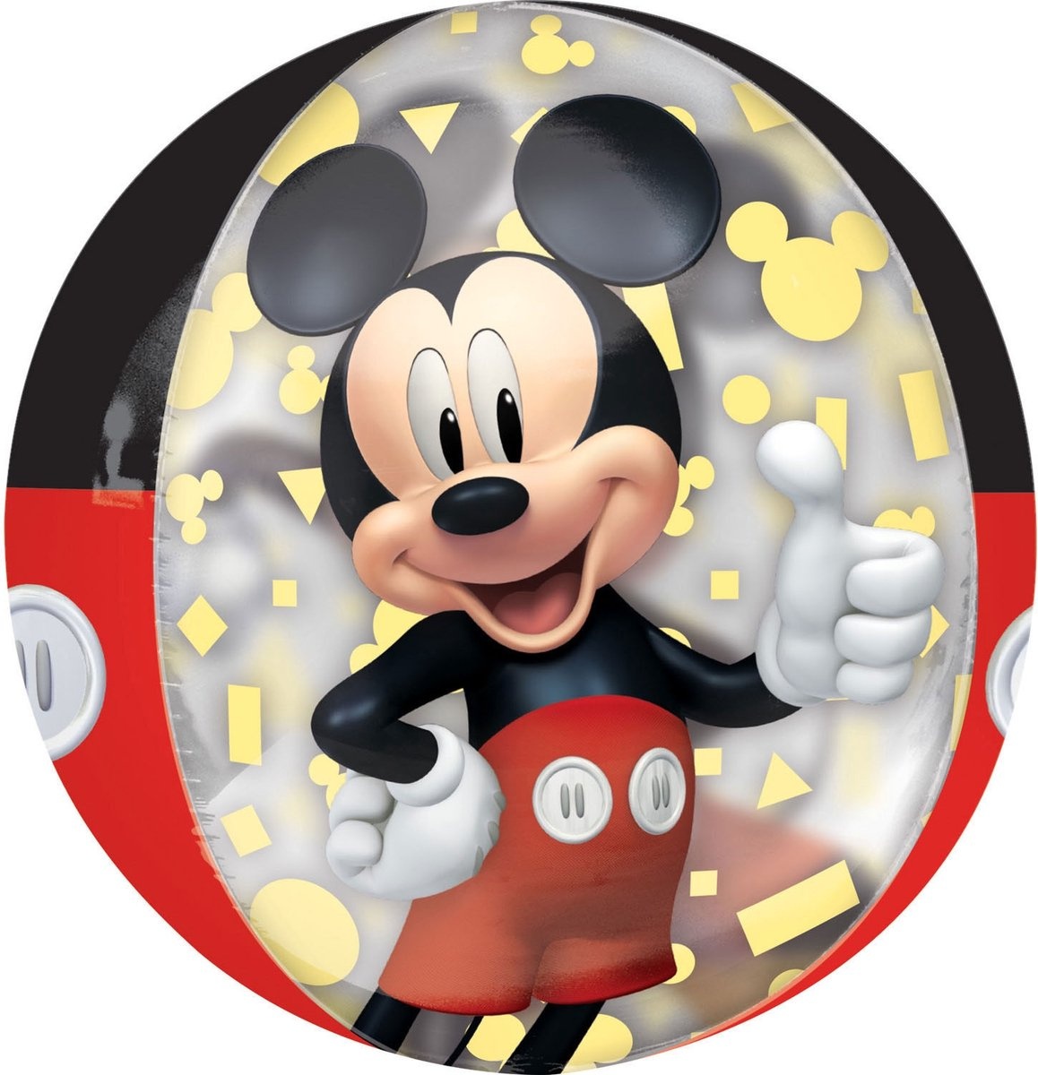 Amscan Folieballon Mickey Mouse 40 Cm Grijs/geel