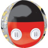 Amscan Folieballon Mickey Mouse 40 Cm Grijs/geel