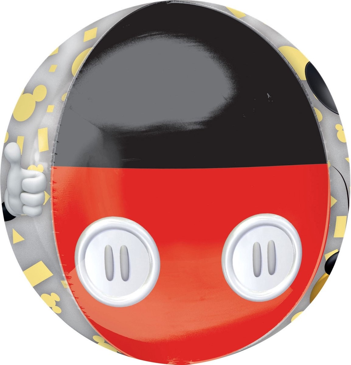 Amscan Folieballon Mickey Mouse 40 Cm Grijs/geel