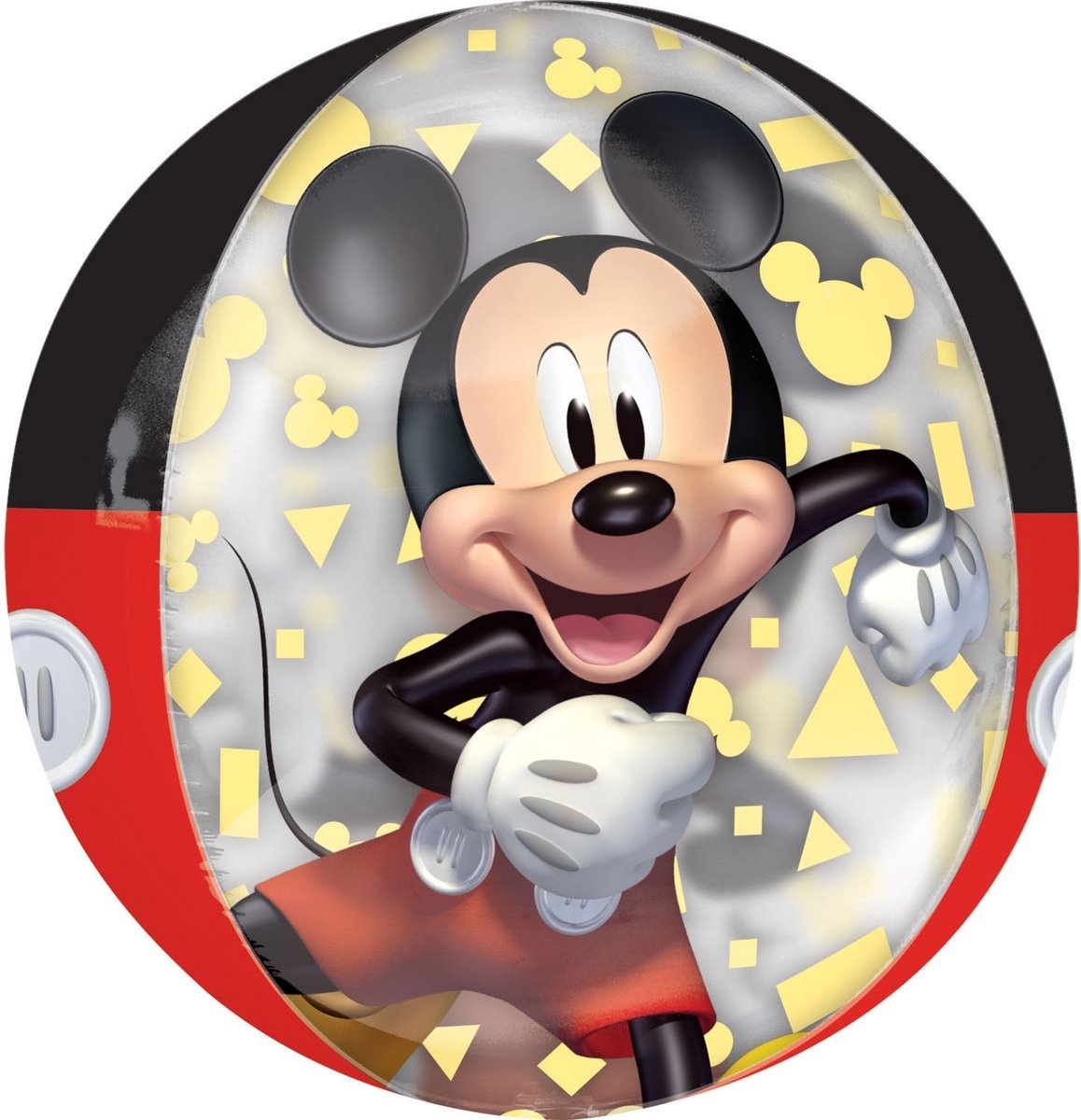 Amscan Folieballon Mickey Mouse 40 Cm Grijs/geel