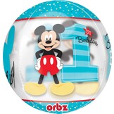Amscan Folieballon Mickey Mouse 1e verjaardag 40cm