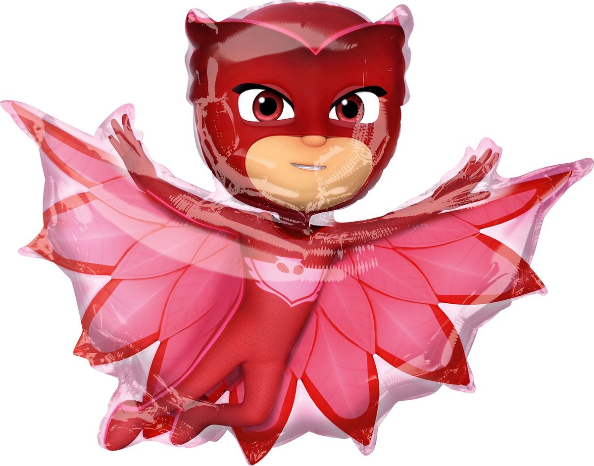 Amscan - PJ Masks - Folieballon - Ballon - Owlette - Leeg - 1 Stuks - 83x78cm