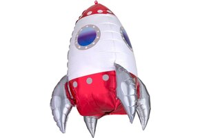 Amscan folieballon supershape raket ca 73cm hoog
