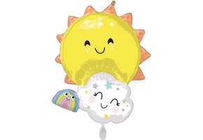 Amscan Ballon Supershape Rainbow Family 71 X 60 Cm Folie