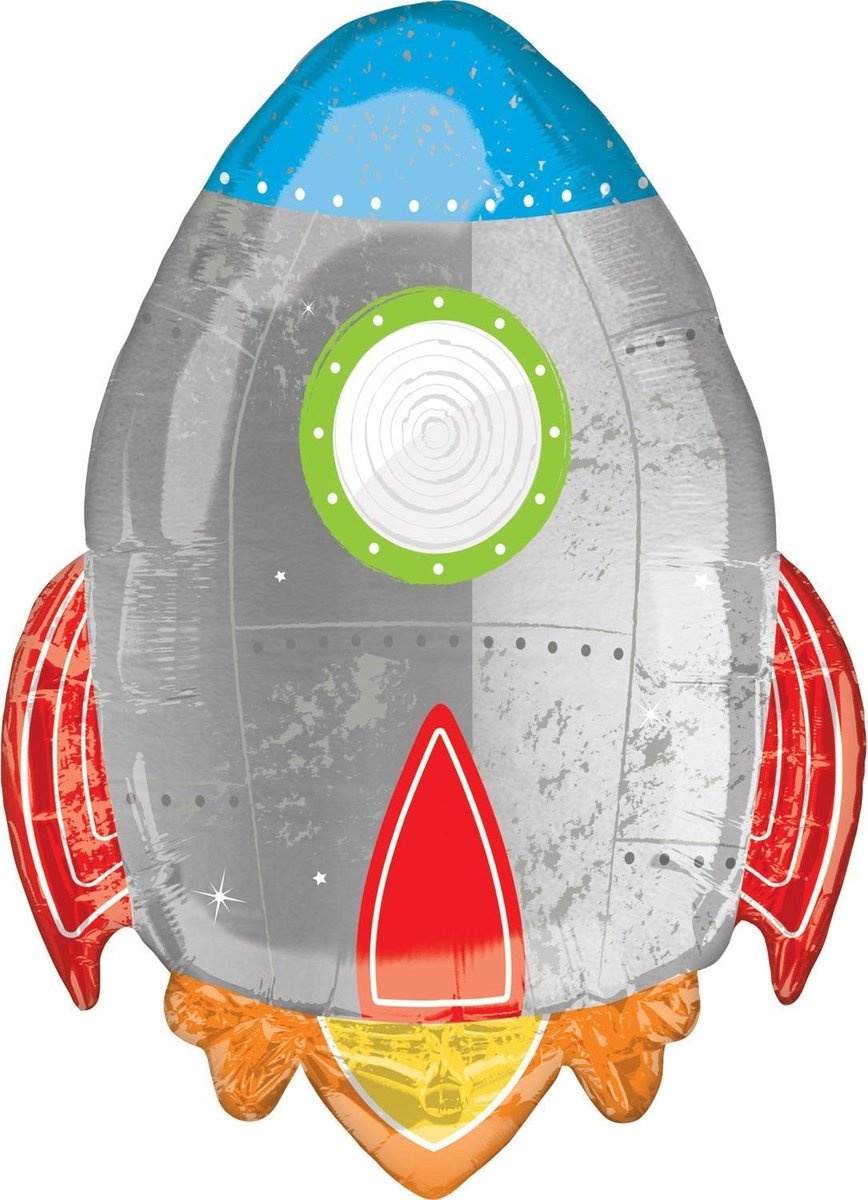 Amscan - Folieballon XL Raket 73 cm