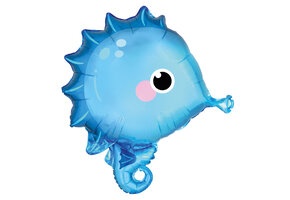 Standard Shape Ocean Buddies Zeepaardje Folieballon 46x50 cm