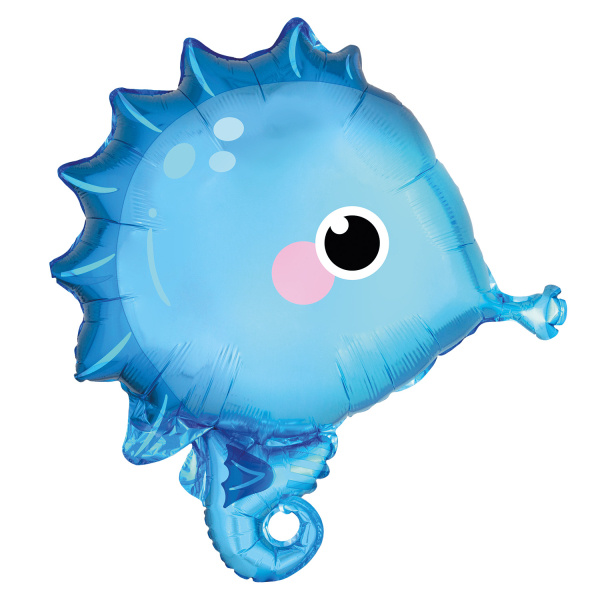 Standard Shape Ocean Buddies Zeepaardje Folieballon 46x50 cm