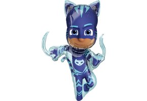 Amscan - PJ Masks - Folieballon - Helium ballon - Catboy - 53 X 93 Cm - Blauw - Leeg