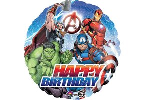 Amscan Marvel Avengers - Folie ballon - Happy Birthday - 43Cm - Leeg